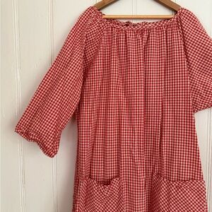 Mabo Gingham Dress with Pockets